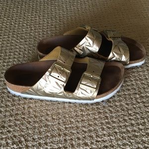 COPY - Birkenstock Gold Sandals